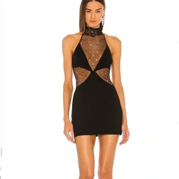 Dundas X Revolve Black Mini dress - Picture 1 of 3
